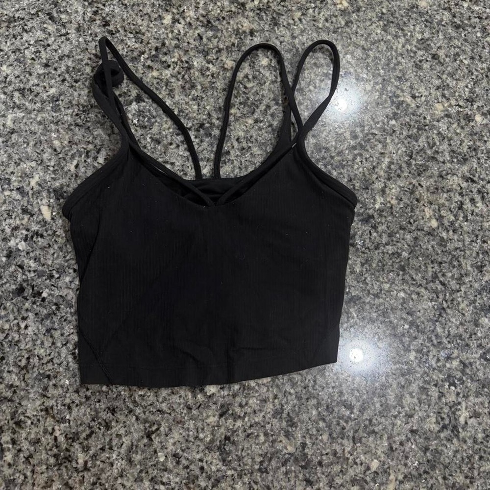 Lululemon Align Strappy Ribbed Tank Top Black